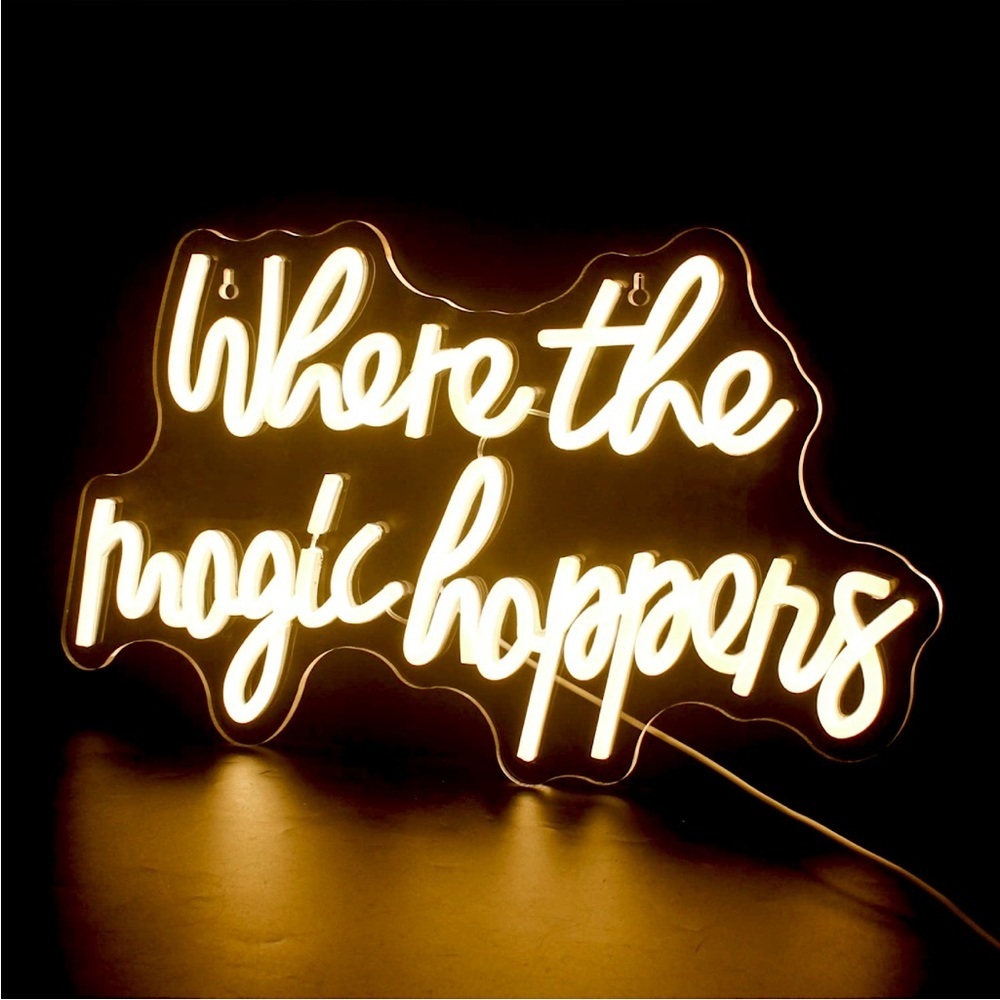 Where the Magic Happens Bedroom Home Dorm Wedding Neon Light Party LED Decor